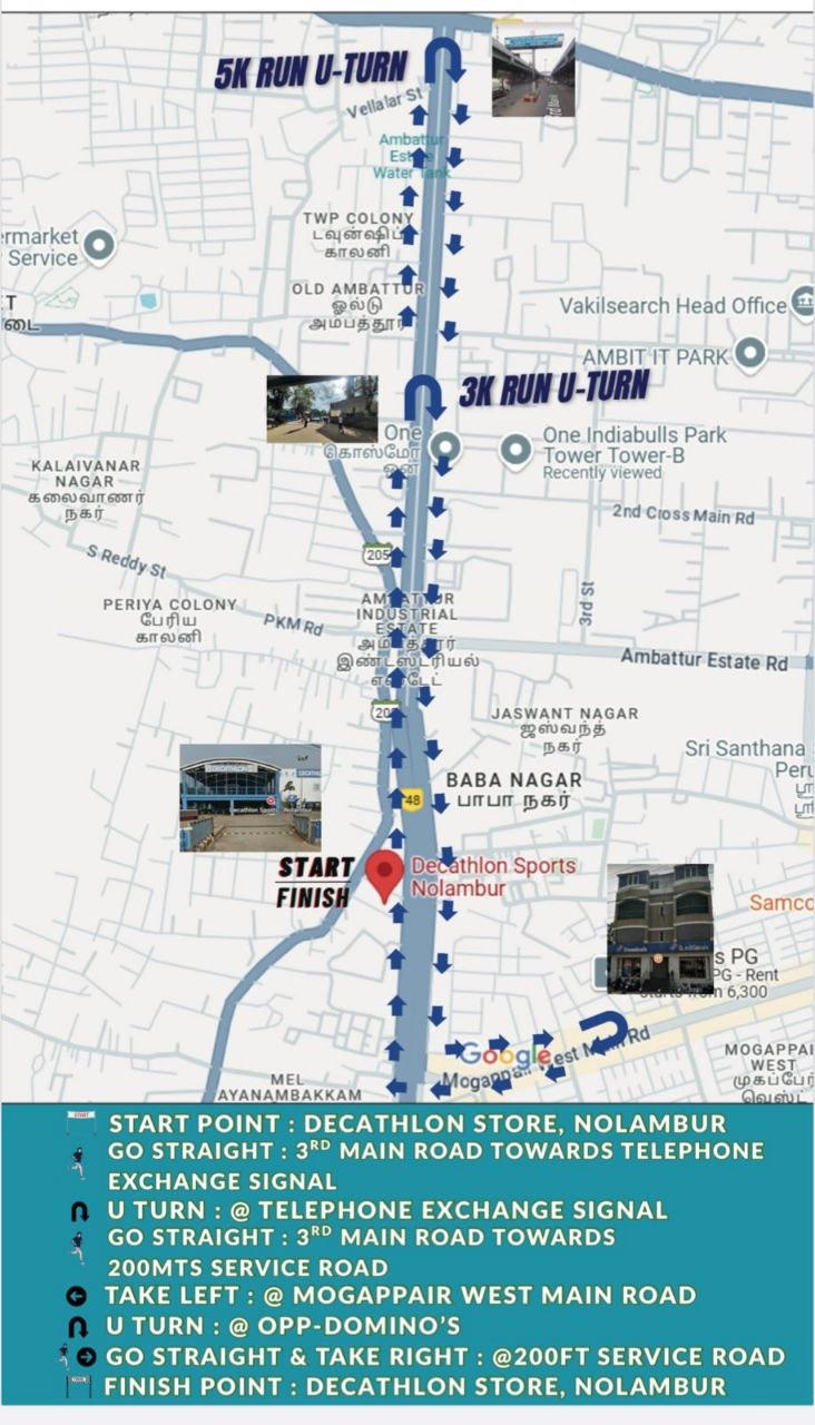 Yoga Unity Marathon 2026 Route Map